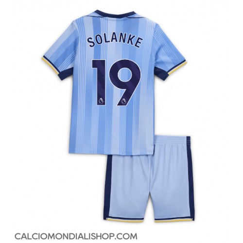 Maglie da calcio Tottenham Hotspur Dominic Solanke #19 Seconda Maglia Bambino 2024-25 Manica Corta (+ Pantaloni corti)